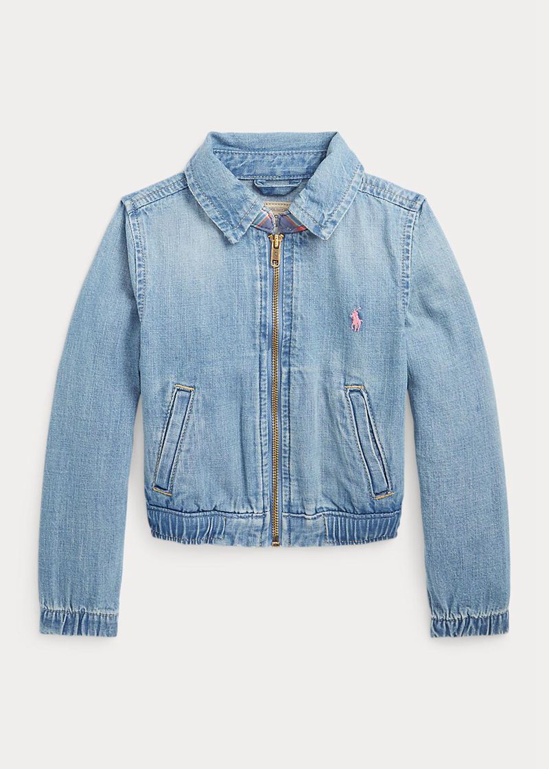 Chaqueta Ralph Lauren Niña 1.5-6.5 Años Madras-Collar Denim Chile Azules PLFSR-0482